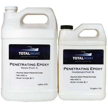 TotalBoat FixWood Epoxy Putty 2-Quart Kit for Wood Rot Repair