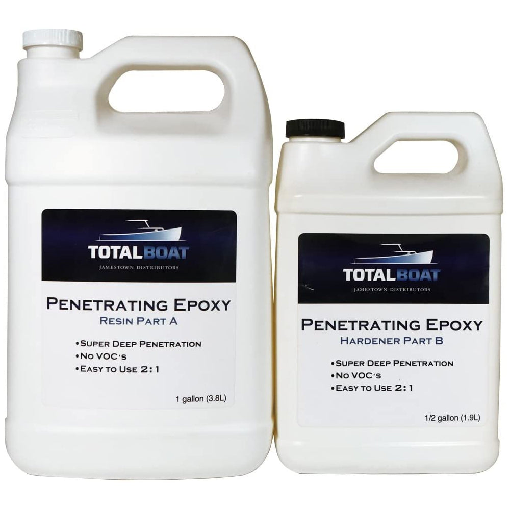 TotalBoat Penetrating Epoxy Sealer Gallon Kit