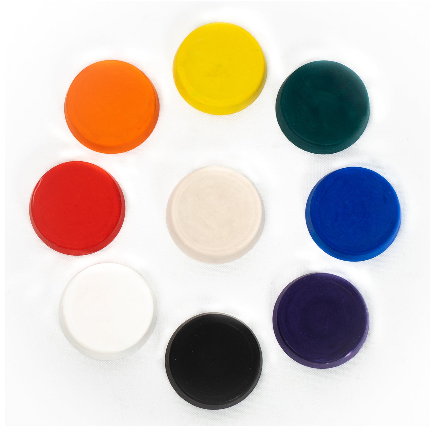 TotalBoat Razzo Pigment Kit eight color disc examples