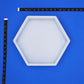 Large Silicone Hexagon Mold for Resin - measured