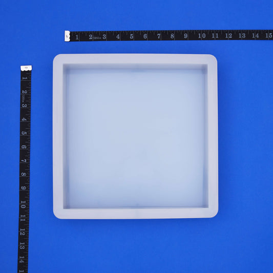 Large Silicone Square Mold for Resin - measured