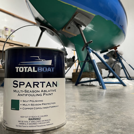 TotalBoat JD Select Boat Bottom Antifouling Paint Flat Red Water-based  Marine Paint (1-quart)