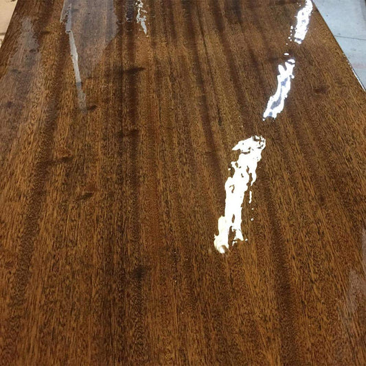 TotalBoat Table Top Epoxy close up of wood