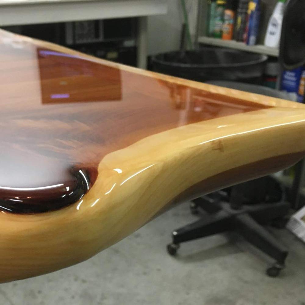 TotalBoat Table Top Epoxy shiny desk