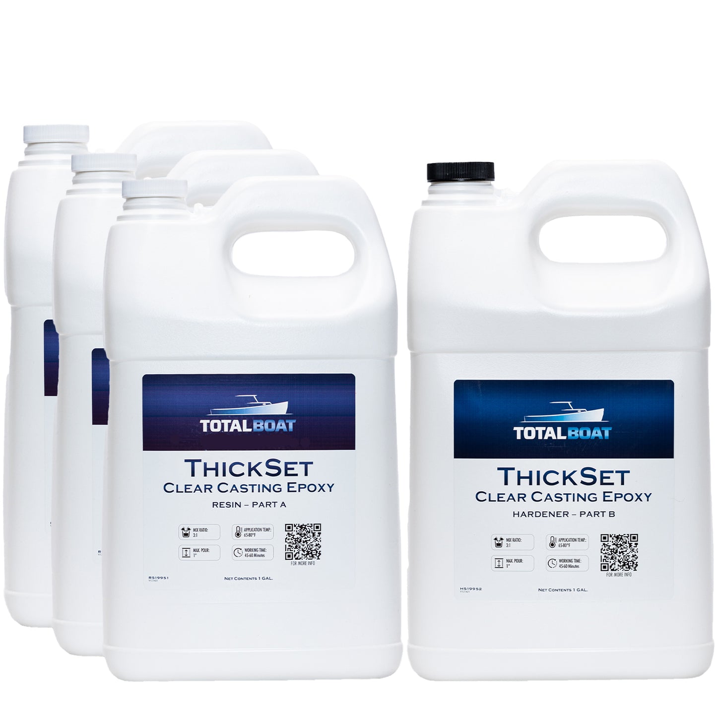 ThickSet Deep Pour Epoxy Resin 4 Gallon Kit