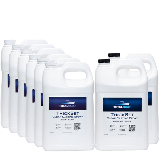 ThickSet Deep Pour Epoxy Resin 8 Gallon Kit