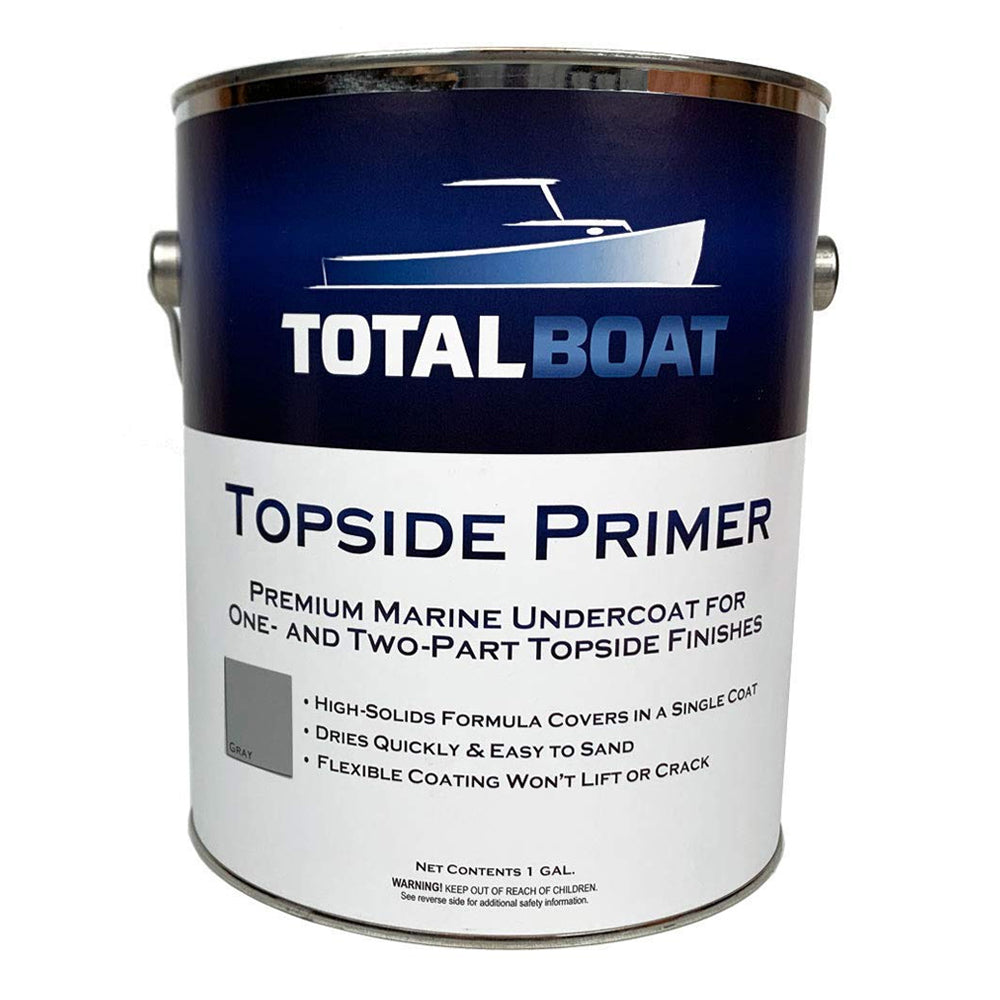 TotalBoat Premium Marine Topside Primer Gray Gallon