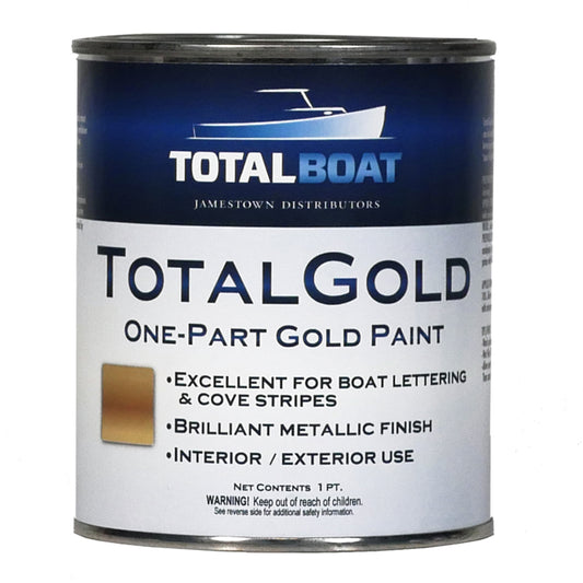 TotalBoat TotalGold Metallic Paint Pint