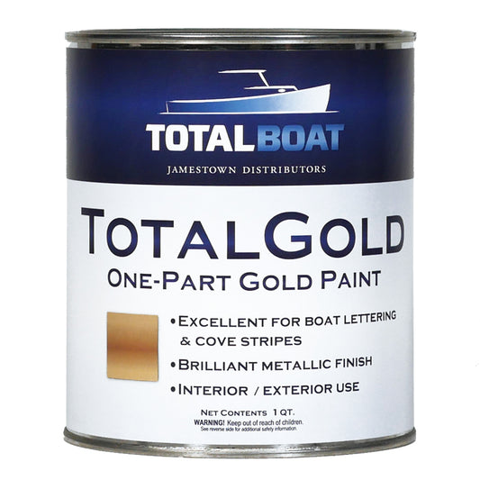TotalBoat TotalGold Metallic Paint Quart