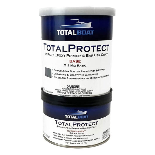 TotalBoat TotalProtect Epoxy Barrier Coat Primer Gray Quart Kit