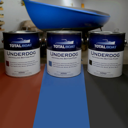 TotalBoat Underdog Boat Bottom Paint available in three colors
