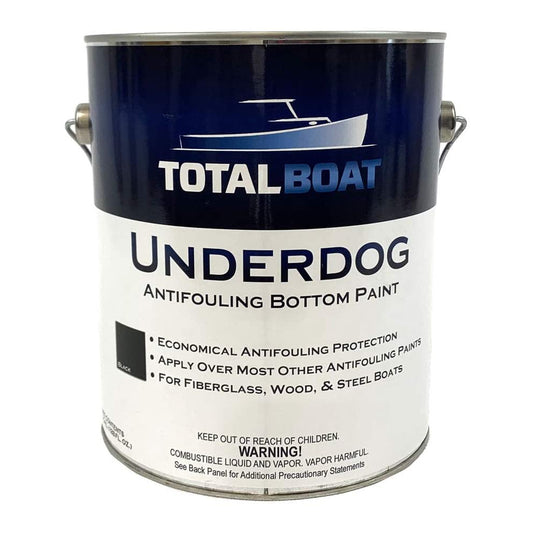 TotalBoat Underdog Boat Bottom Paint Black Gallon