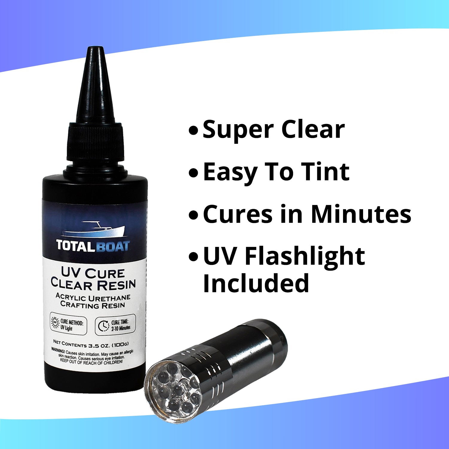 Curing Clear UV Cure Clear Resin Craft Kits