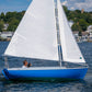 TotalBoat Wet Edge Topside Paint Largo Blue on a sail boat