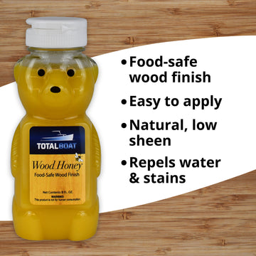 TotalBoat Wood Honey Food Safe Wood Finish info