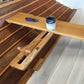 TotalBoat Wood Sealer Varnish Primer used on a boat